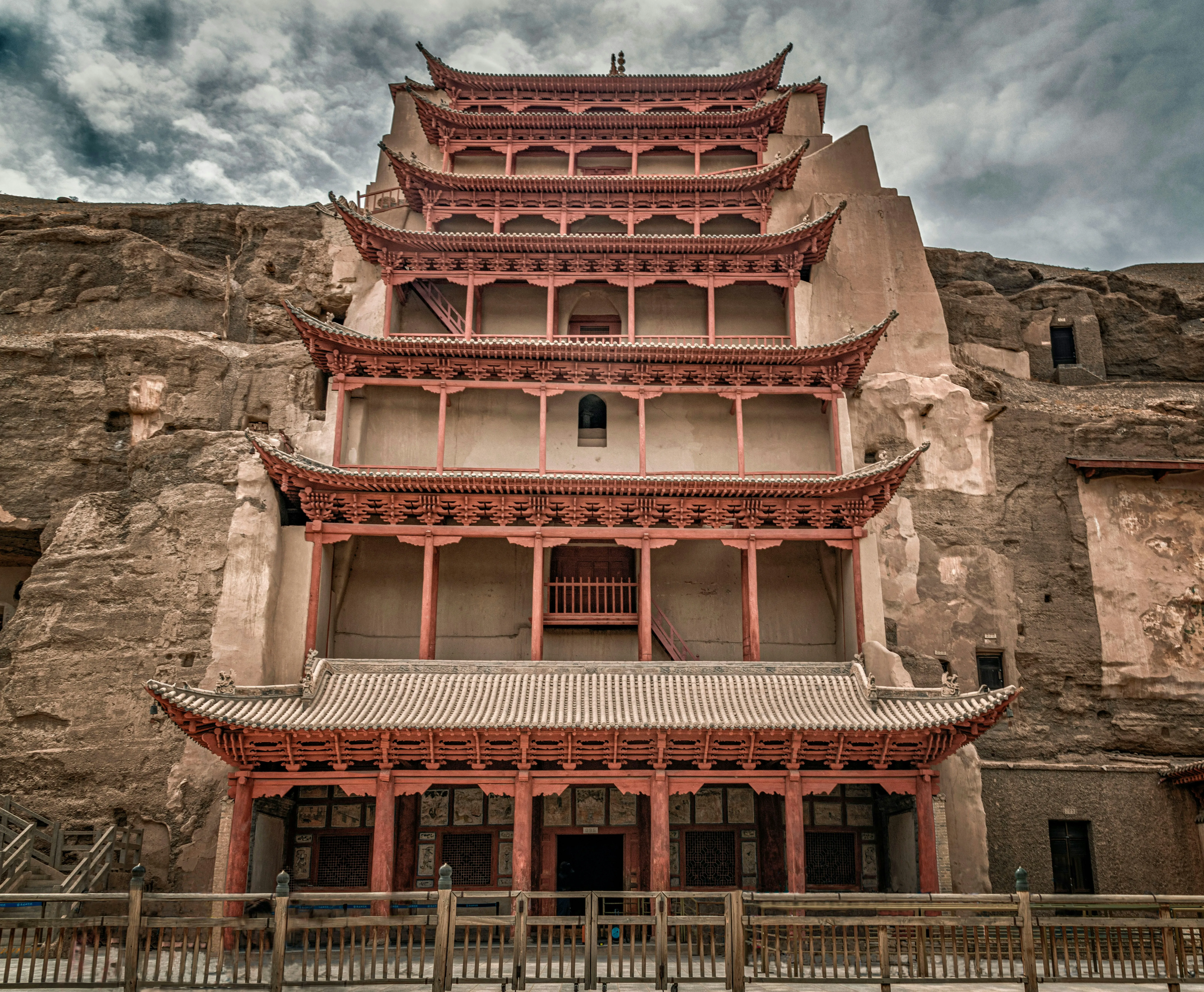 Dunhuang Mogao Grottoes architecture.webp