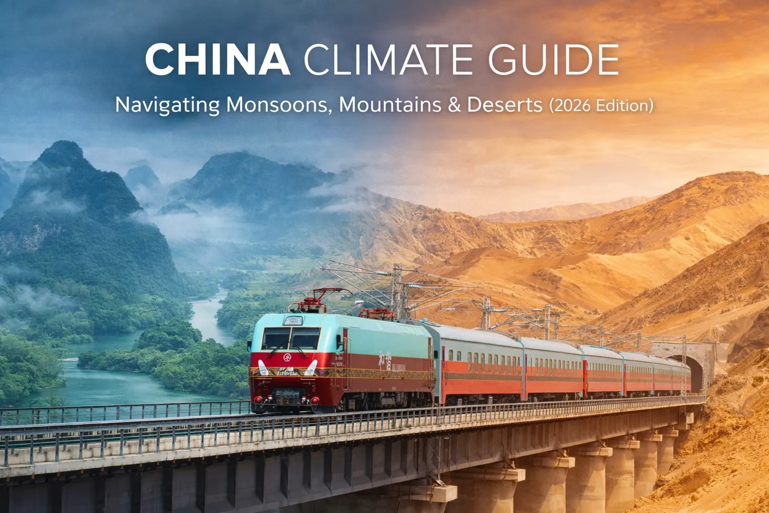 SilkRoadExpresscrossingfromlushgreenmountainstodesertlandscapeforChinaClimateGuidebanner.webp